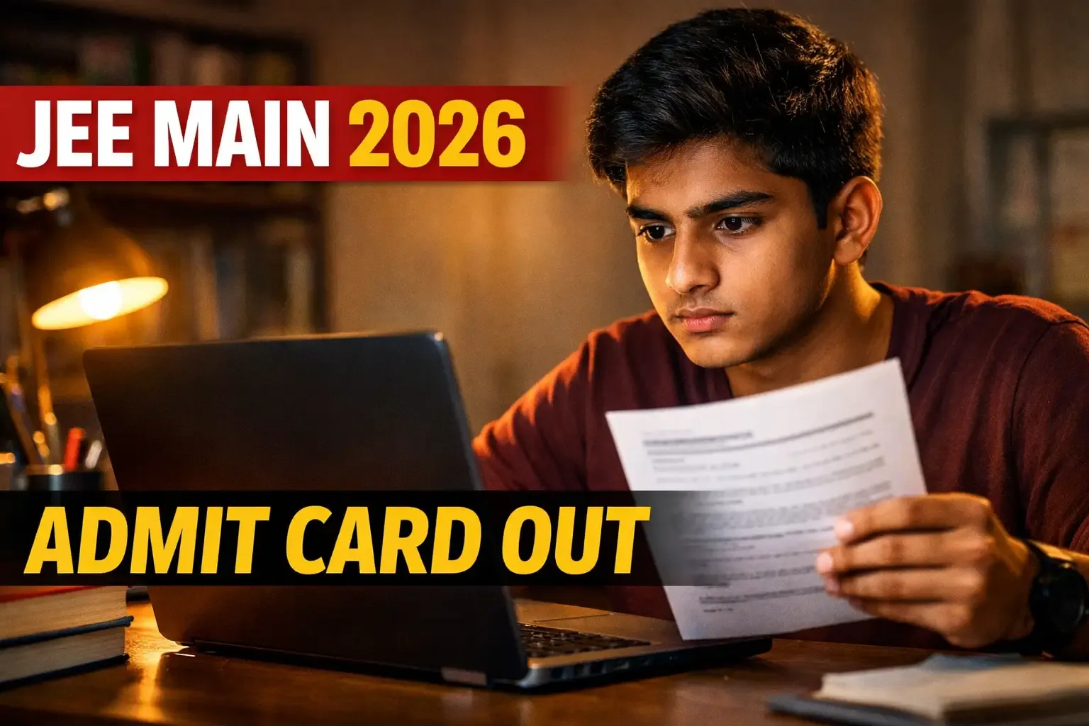 JEE Main 2026 Admit Card Out: NTA Releases Hall Tickets for April Session Exams
