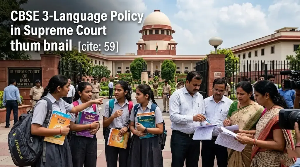Supreme Court to Hear Petition Challenging CBSE’s Three-Language Policy for Class 9 Next Week