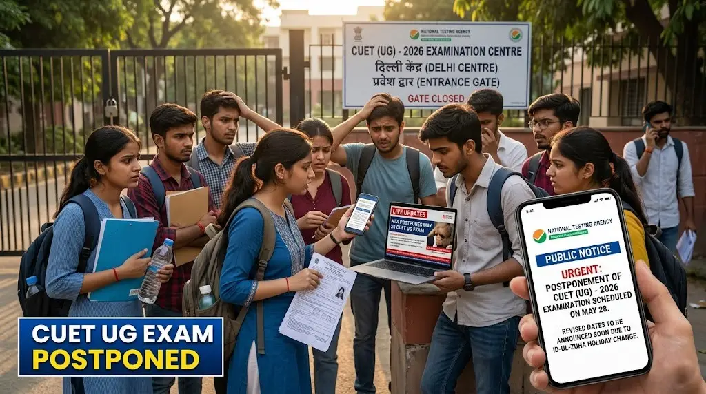CUET UG 2026 May 28 Exam Postponed by NTA