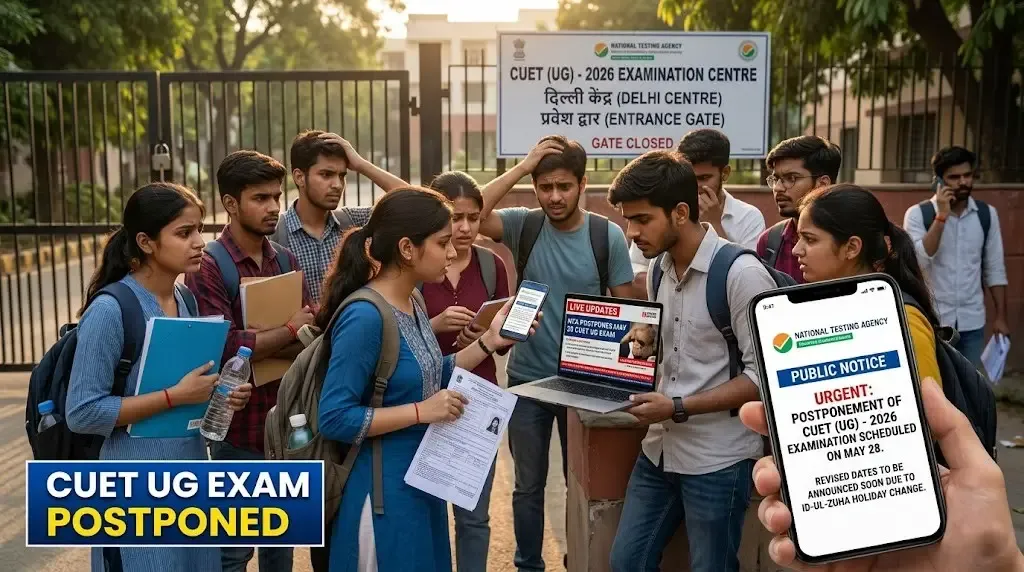 CUET UG 2026 May 28 Exam Postponed by NTA, Reason Behind Delay Explained