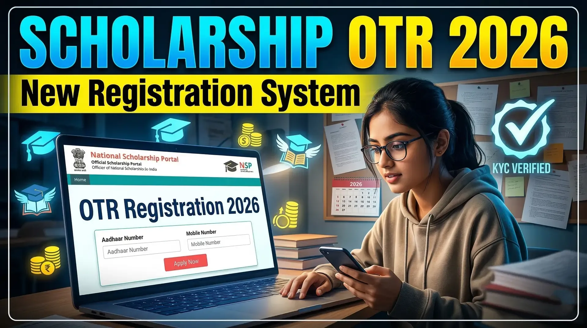 National Scholarship Portal OTR Registration 2026: New One-Time Registration System for Students