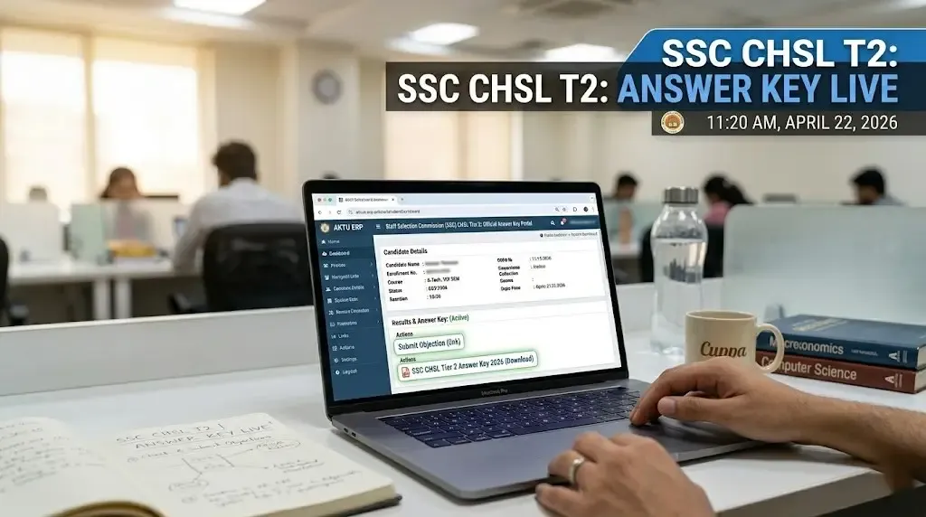 SSC CHSL Tier 2 Answer Key 2026 Released at ssc.gov.in; Objection Window Open Till April 23