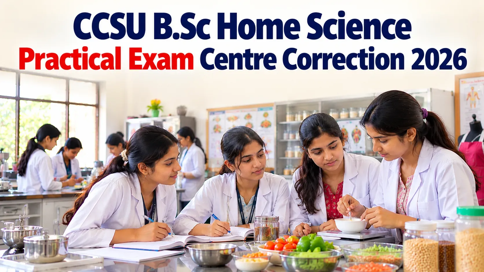 CCSU Releases Centre Correction for B.Sc. Home Science Practical Exams