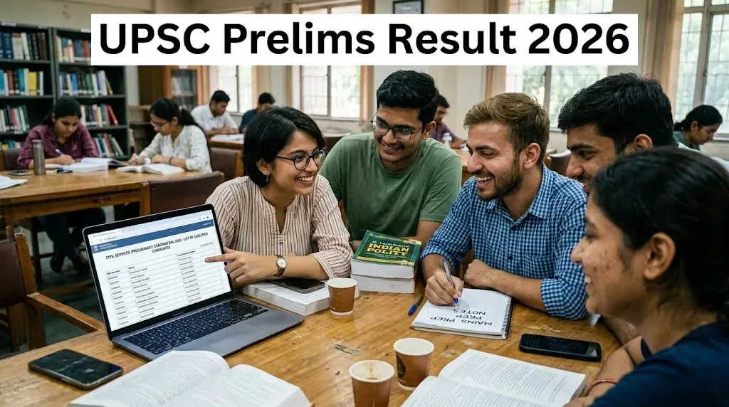 UPSC CSE Prelims 2026 result declared: 13,343 candidates shortlisted for the Civil Services Mains examination