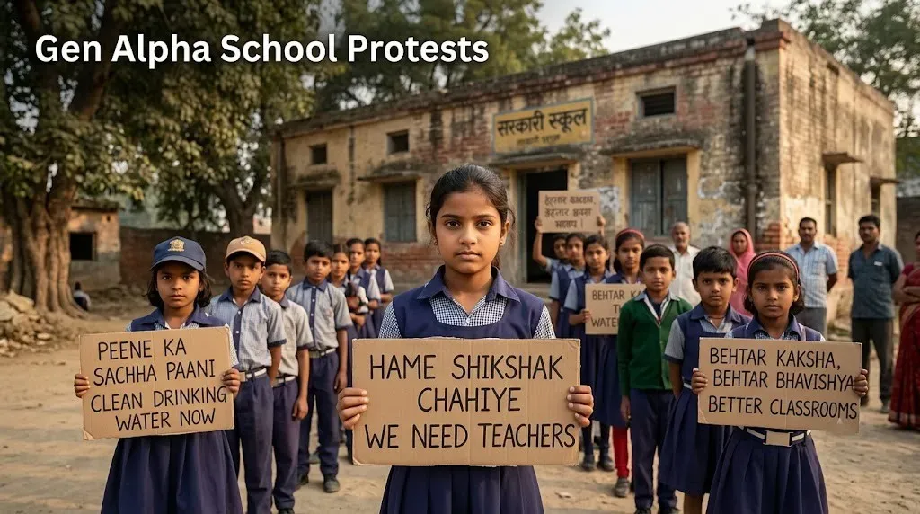 Gen Alpha Students Take to Streets Over School Problems: Teacher Shortage, Buildings and Basic Facilities