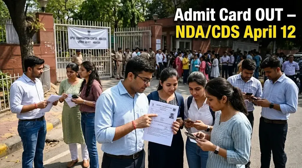 UPSC NDA & CDS Admit Cards 2026 Released: How to Download Hall Tickets at upsc.gov.in