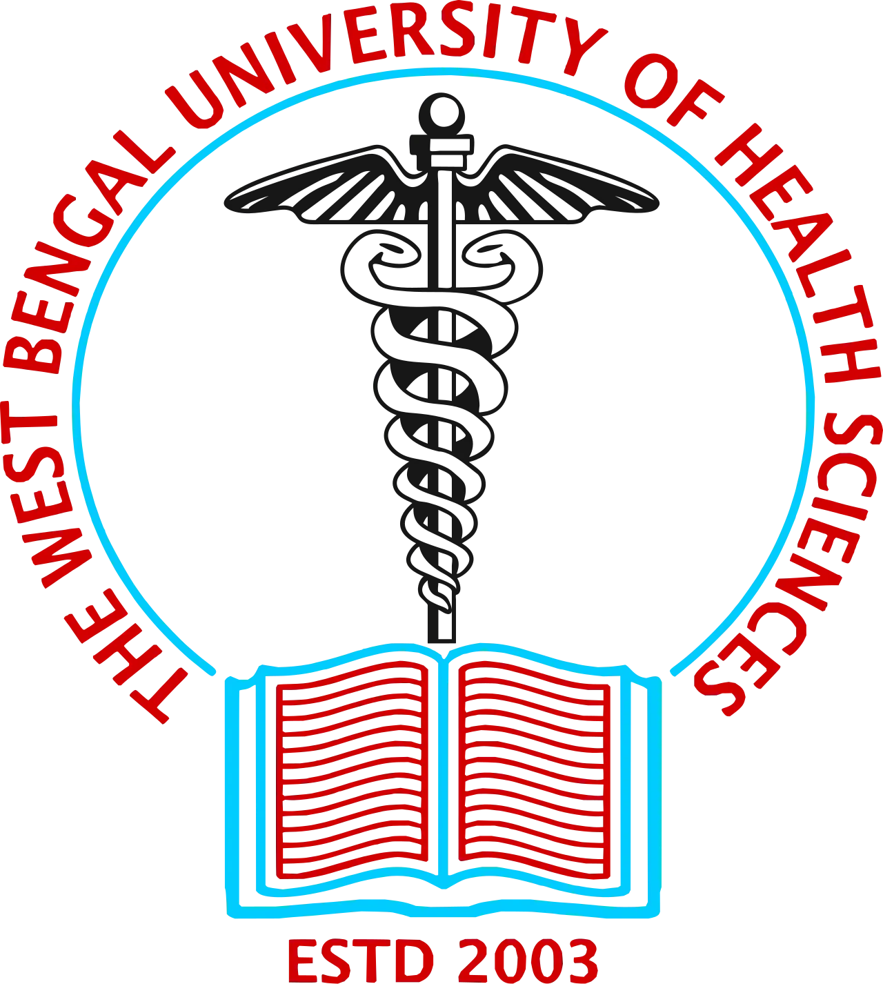 The West Bengal University Of Health Sciences logo - North 24 Parganas, West Bengal