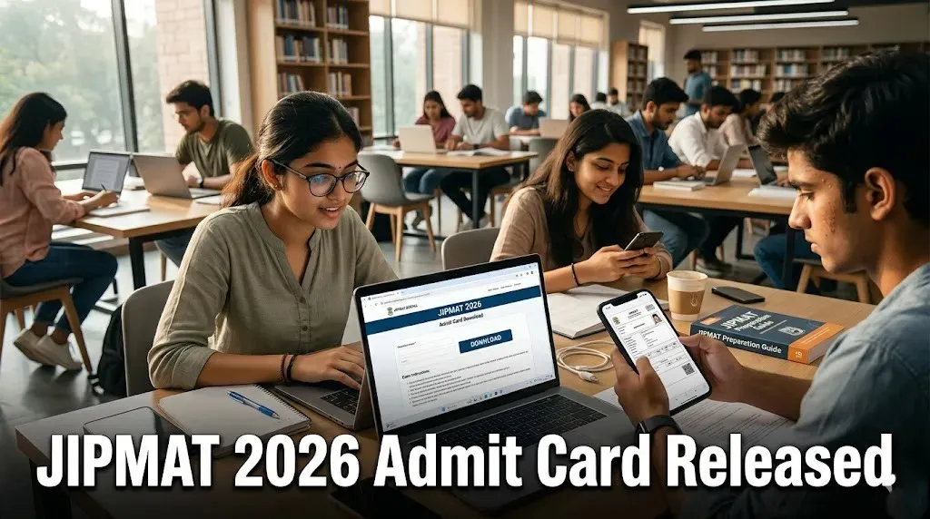JIPMAT 2026 Admit Card: NTA issues hall tickets at nta.nic.in/jipmat; exams from June 7