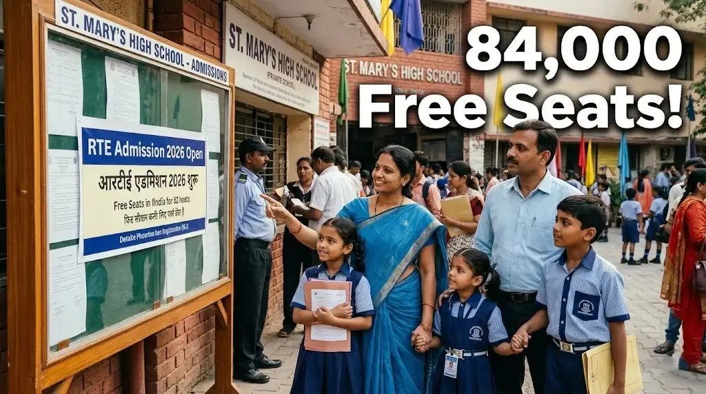 RTE Admission 2026: 84,000+ Free Seats in Private Schools – Who Can Apply?