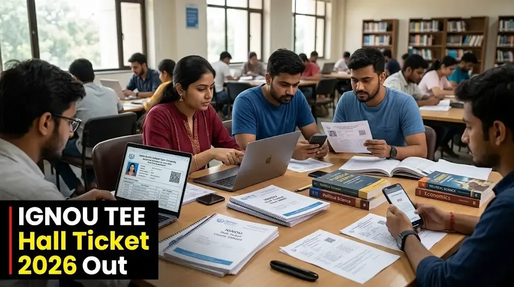 IGNOU TEE June 2026 Hall Tickets Out Online, Exams Scheduled from June 1
