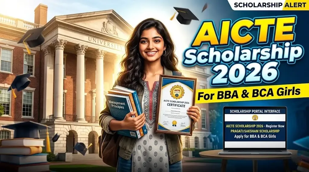 AICTE Saraswati Scholarship 2026: Financial Support for Girls in BBA/BCA Courses