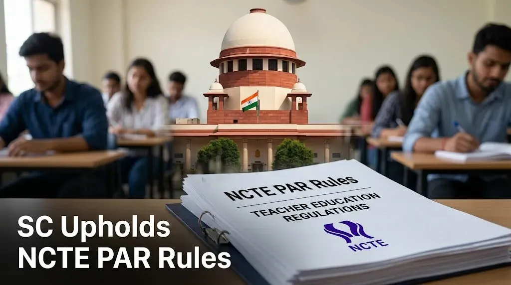 Supreme Court Upholds NCTE Appraisal Rules for Teacher Training Institutes: What Changes?