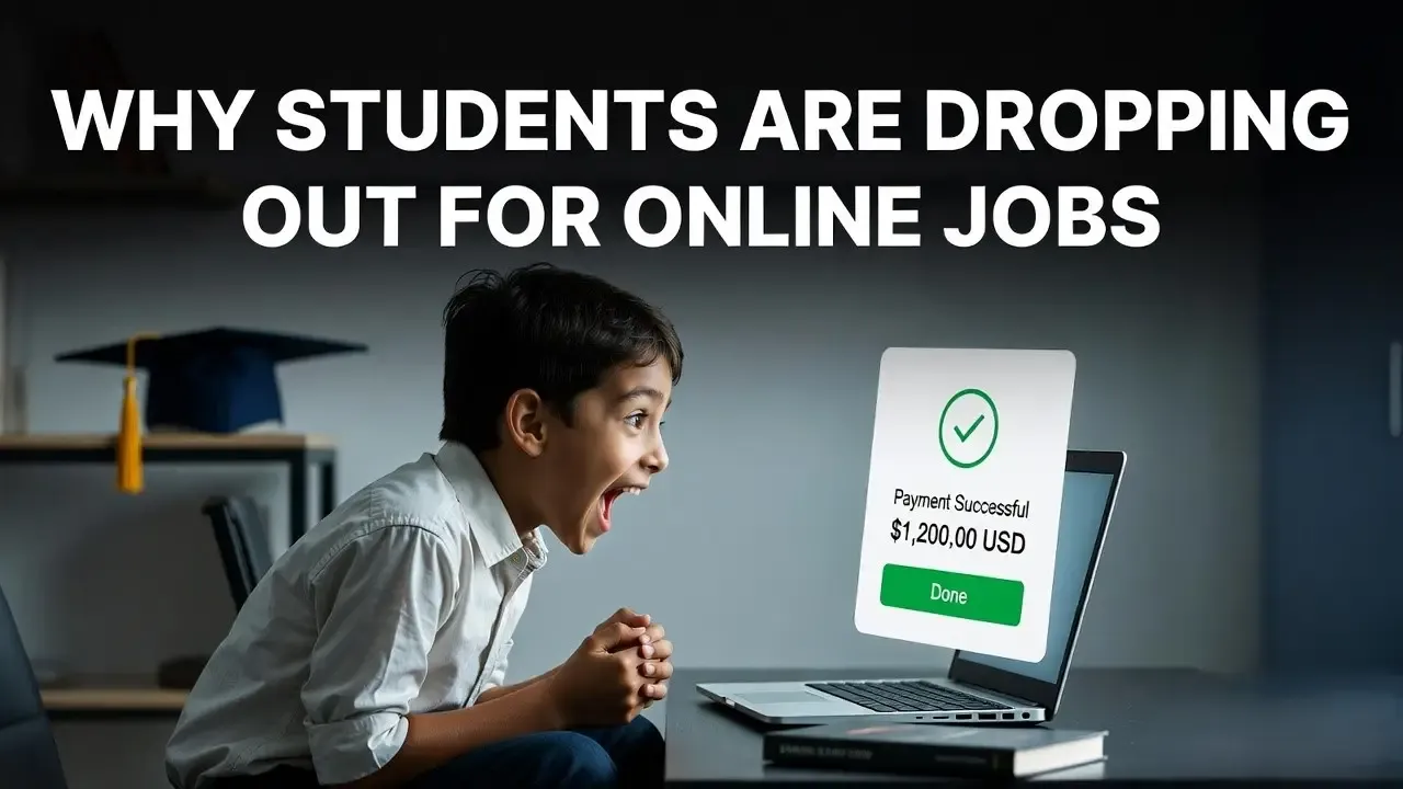 Why Students Are Dropping Out of College to Join Online Jobs in 2026