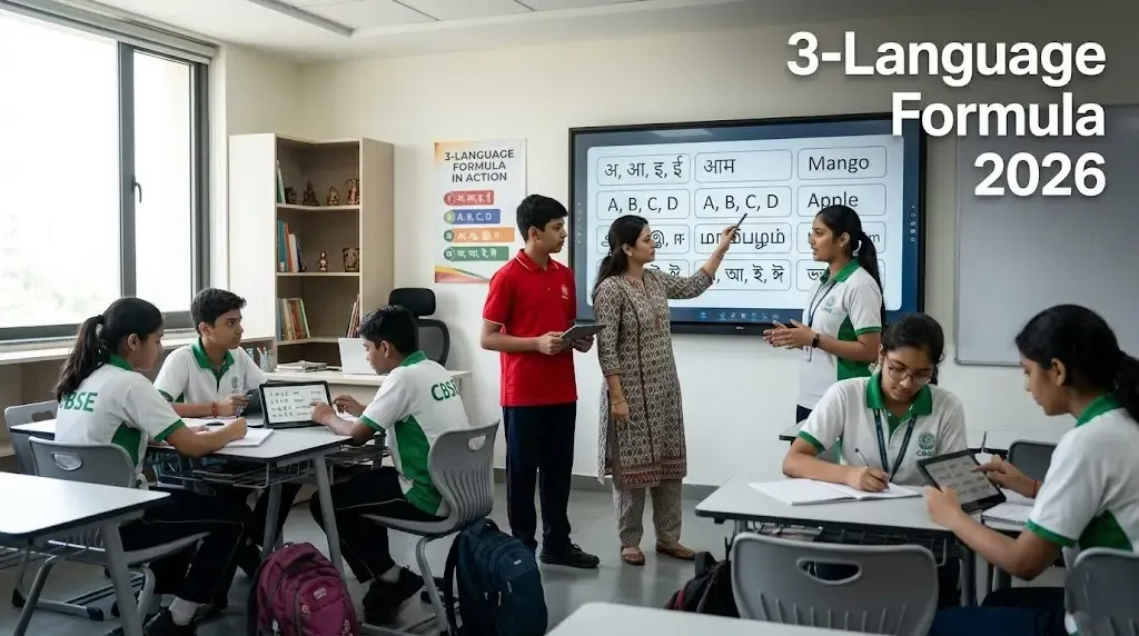 CBSE Introduces Mandatory Three-Language Formula for Class 9 Students from 2026
