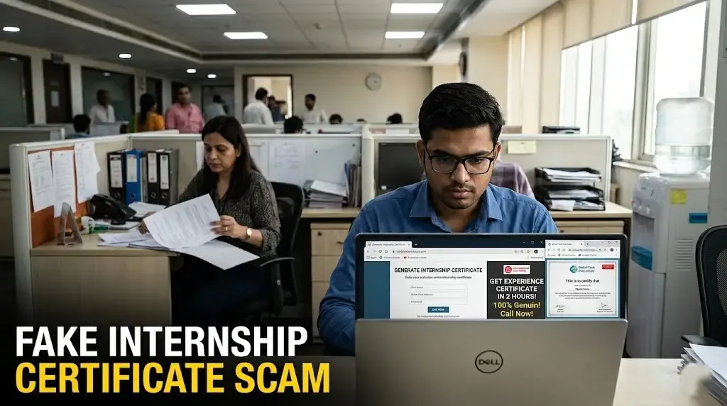 Fake Internship Certificates Being Sold Online to Job Seekers