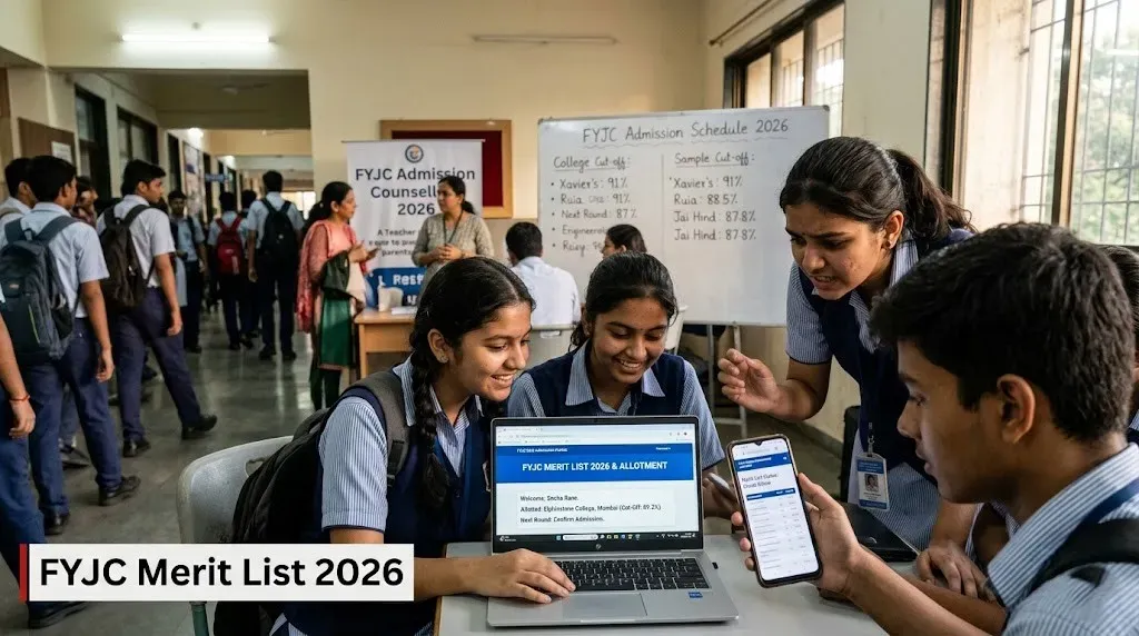 FYJC 2026 first merit list released, cut-offs fall marginally across top colleges in Maharashtra