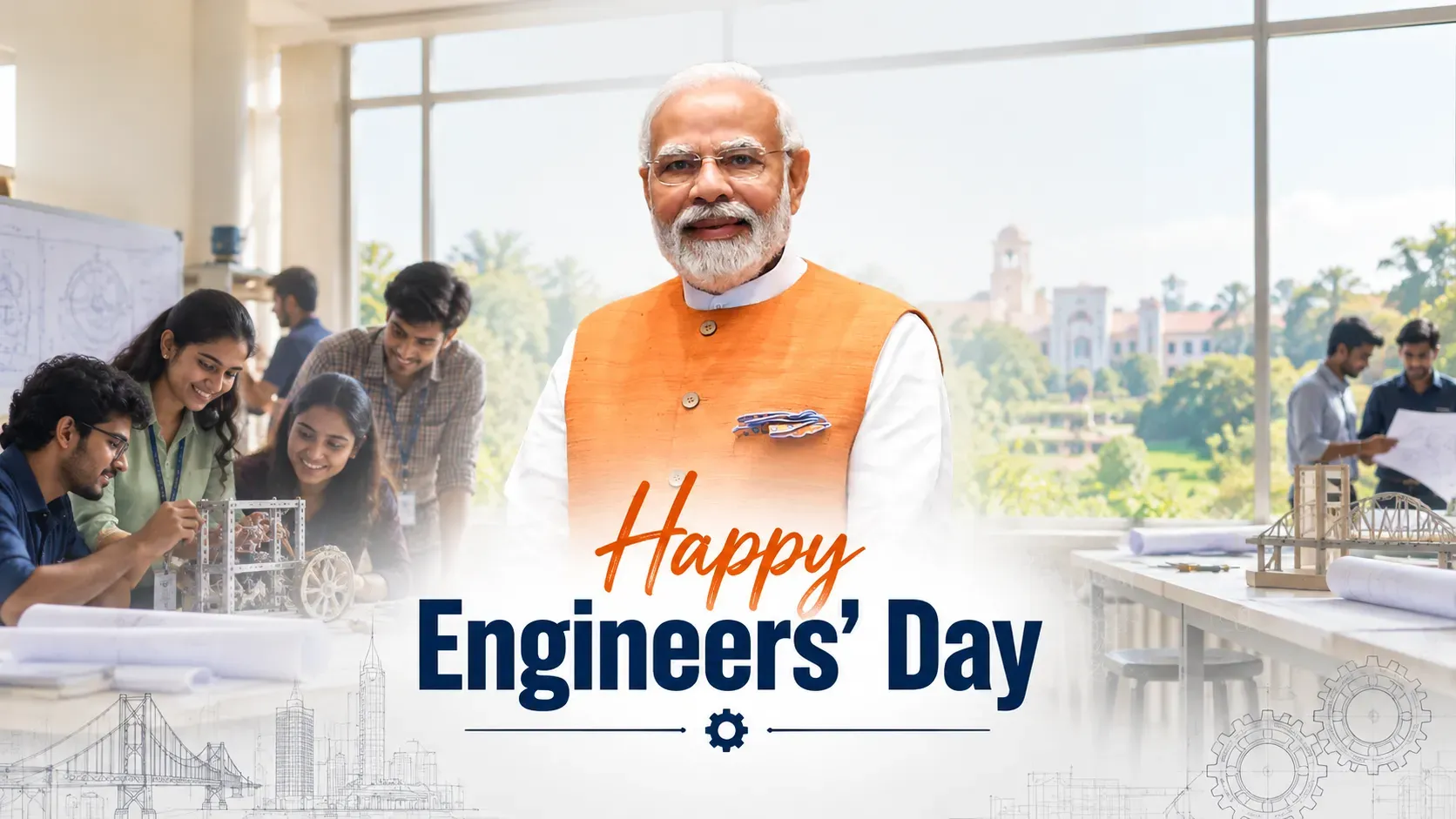 PM Modi Pays Tribute to Engineers and Sir M. Visvesvaraya on National Engineers’ Day