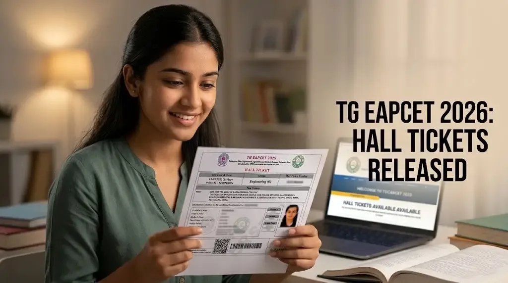 TG EAPCET Admit Card 2026 Released: Exams to Begin from May 4