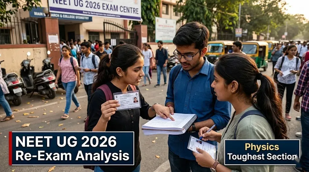 NEET UG 2026 re-exam analysis: Physics emerges as the toughest section in a moderately difficult paper