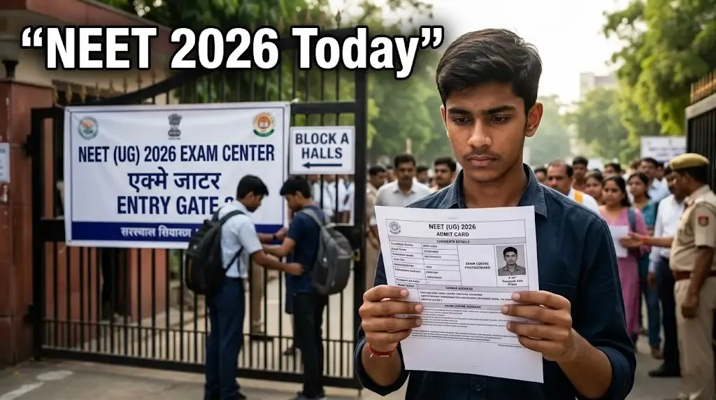 NEET UG 2026 Today LIVE: What to Expect, Reporting Time, Exam Rules & Helpline Details