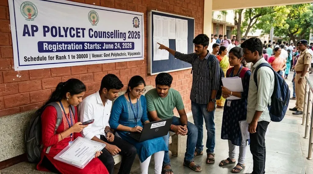 AP POLYCET 2026 diploma counselling registration starts June 24; candidates can apply till June 30