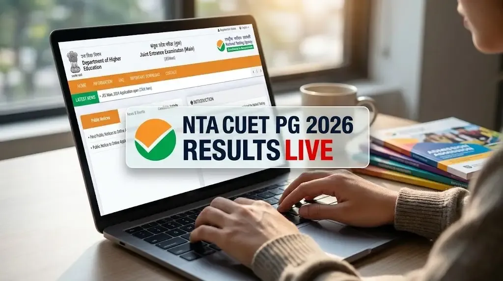 CUET PG Result 2026 Live Updates: Results Releasing Today at exams.nta.nic.in
