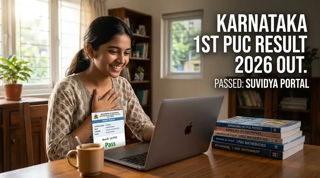 Karnataka 1st PUC Results 2026 Released: How to Check Result Online