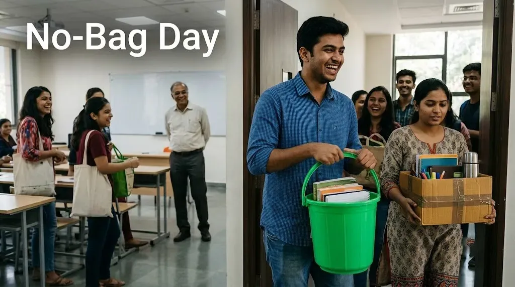 No-Bag Day Becomes a New Campus Trend at IITs and IIMs: Why Students Are Loving It
