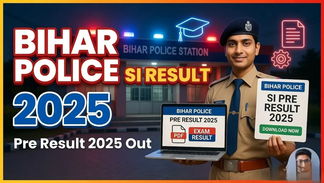 Bihar Police BPSSC Sub Inspector SI 2025 Pre Result Released