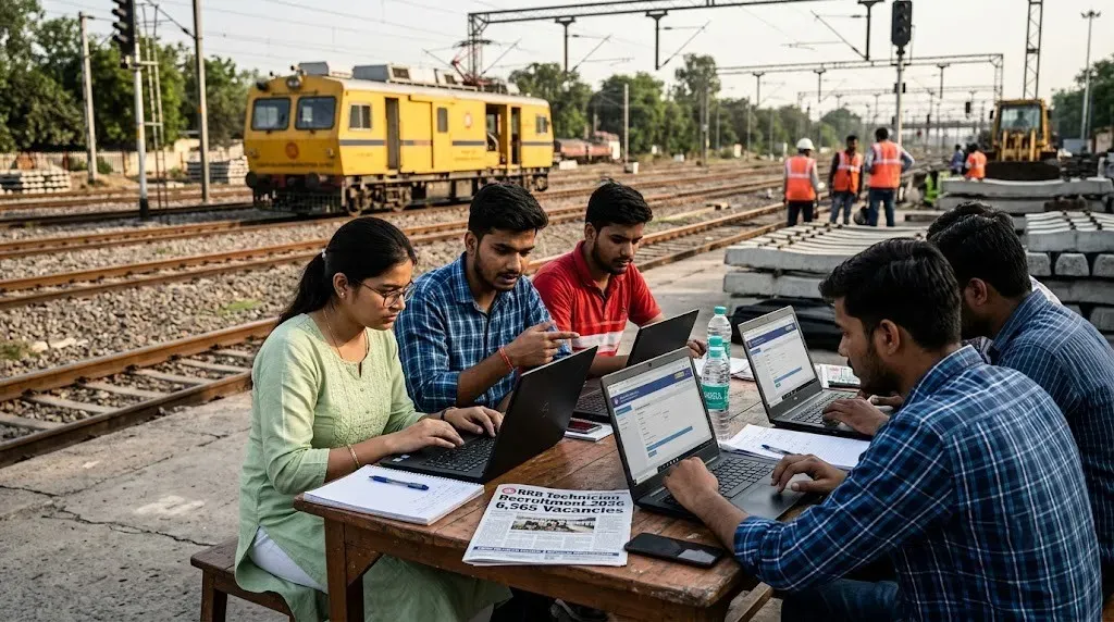 RRB Technical Recruitment 2026 Begins with 6,565 Vacancies; Online Applications to Start Soon