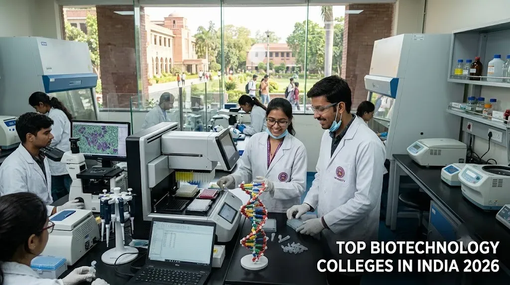 Top 10 Colleges in India for Biotechnology with Best Placement Records