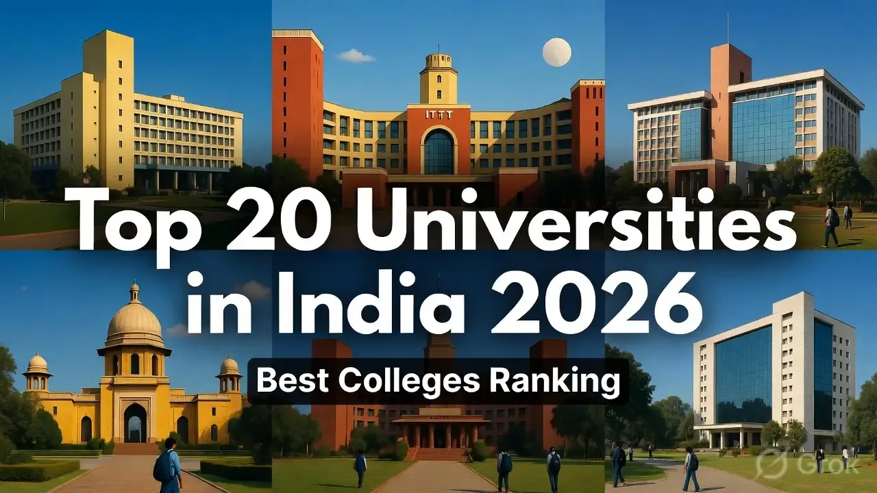 Top 20 Universities in India 2026: Best Colleges for Higher Education