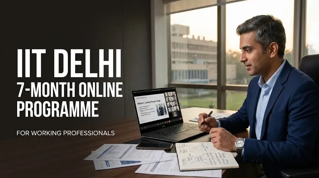 IIT Delhi launches 7-month online programme for working professionals