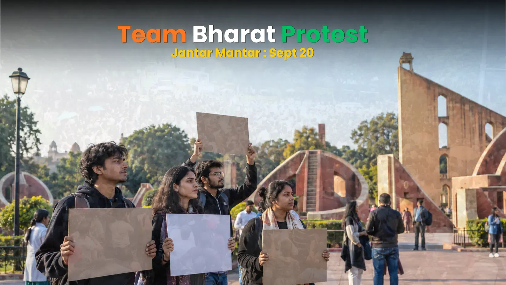 Citizens and Student Groups Gather at Jantar Mantar to Demand Accountability After Satya Niketan Tragedy