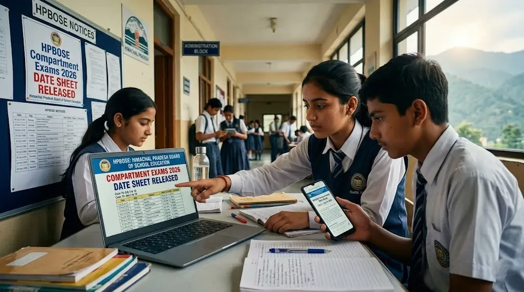 HPBOSE releases Class 10th and 12th compartment exam timetable 2026: Check dates and schedule