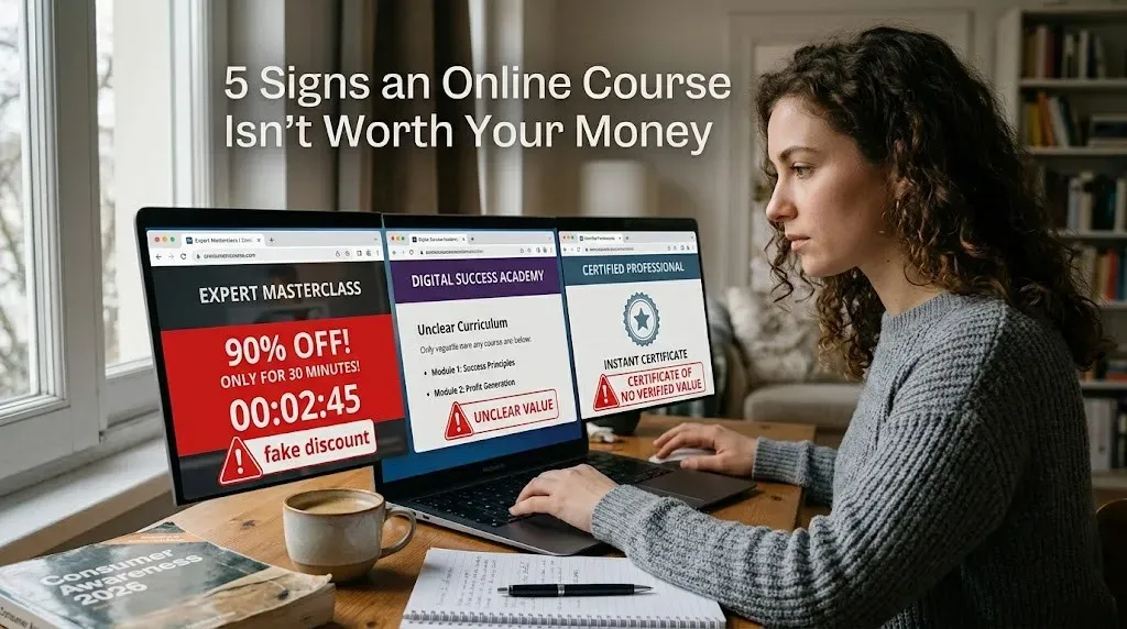 Five Signs an Online Course Is Not Worth Your Money