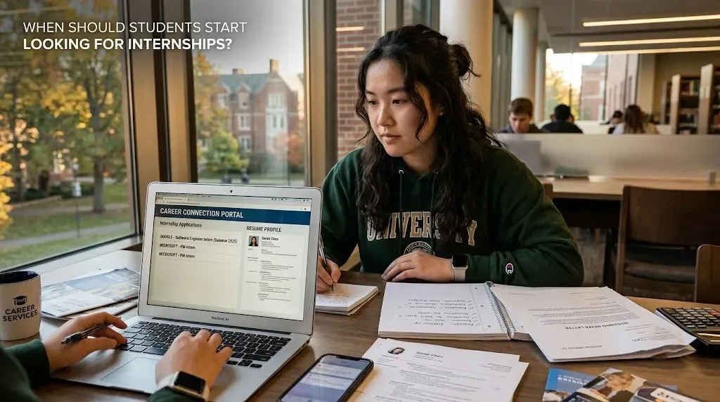 When Should Students Start Looking for Internships?