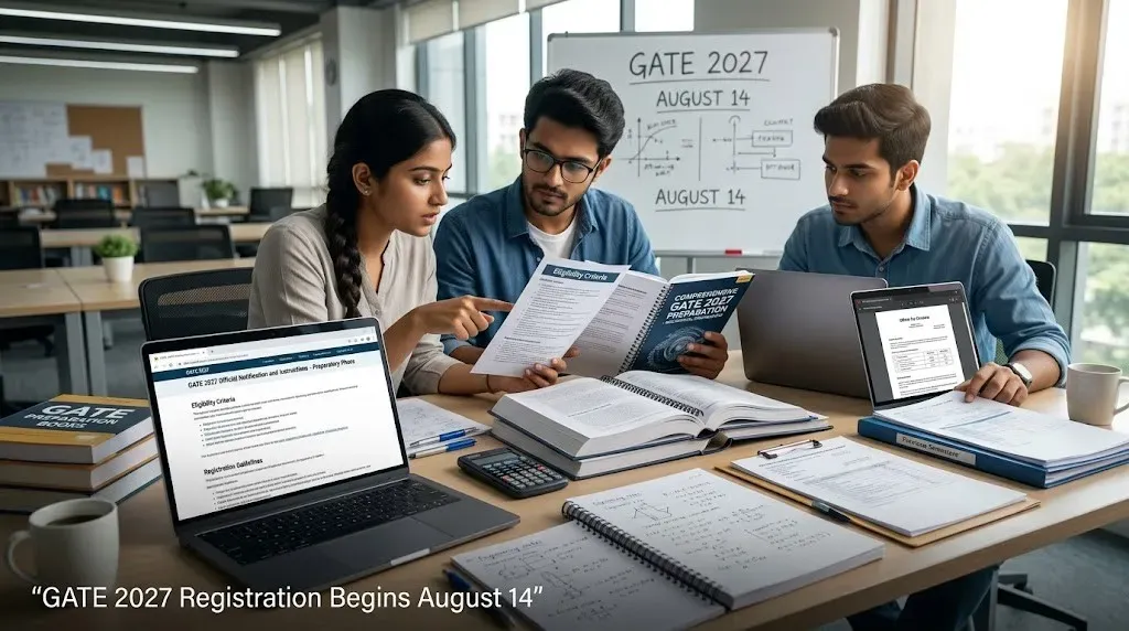 GATE 2027 registration begins August 14: Check fee and eligibility