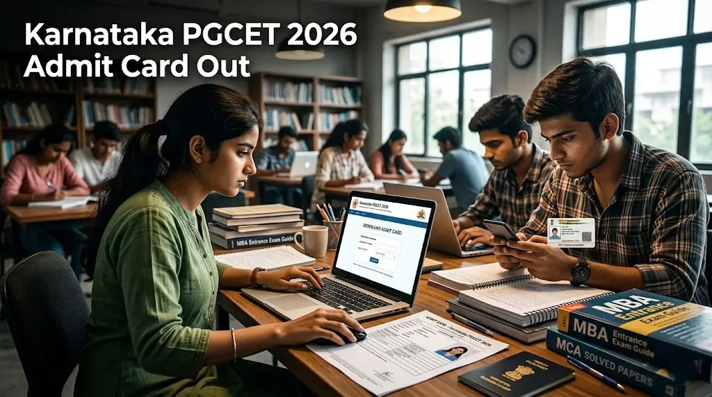 Karnataka PGCET 2026: KEA issues admit cards for MBA, MCA at kea.kar.nic.in