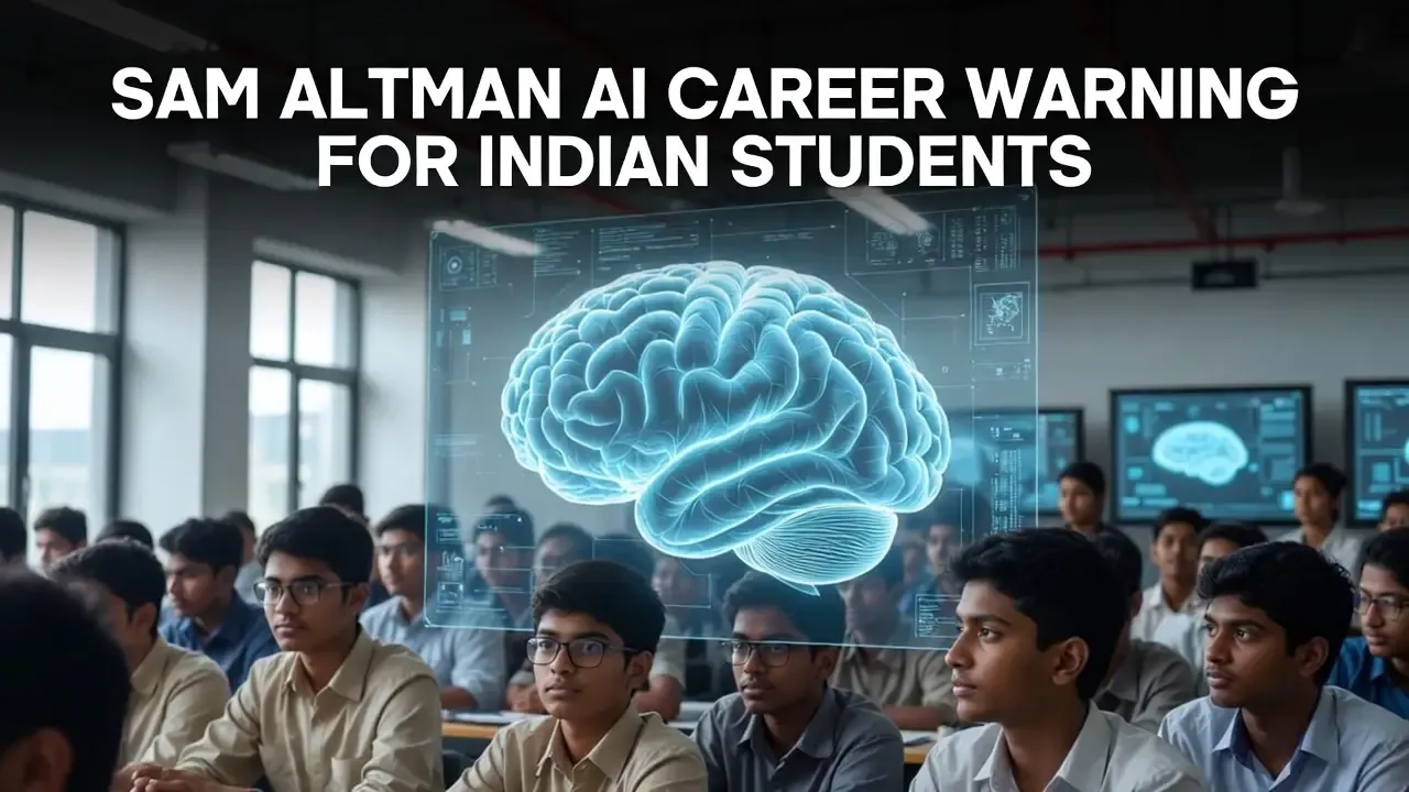  Sam Altman Warning to Indian Students: AI is Reshaping the Global Career Landscape