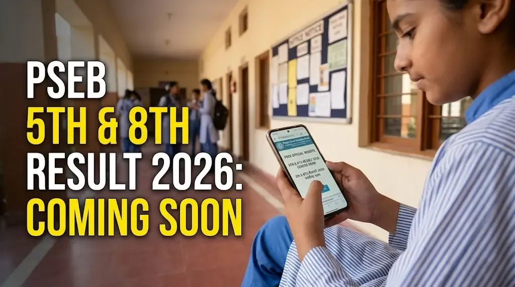 PSEB Punjab Class 5th & 8th Result 2026: Expected Date & Official Update