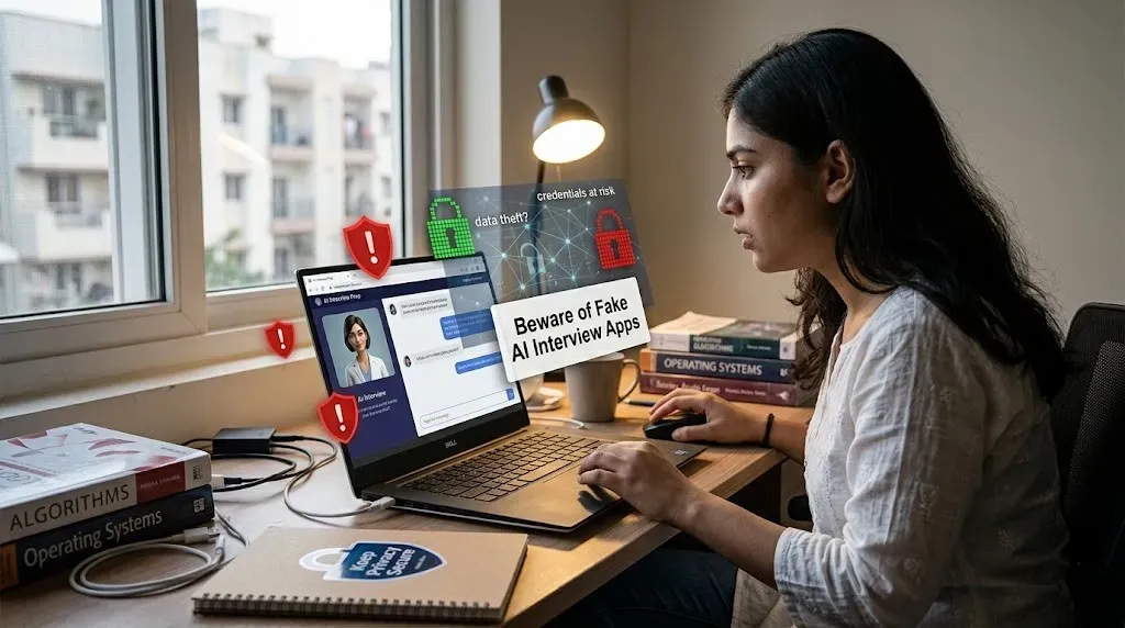Fake AI Interview Apps Collecting Personal Data: What Students Should Know