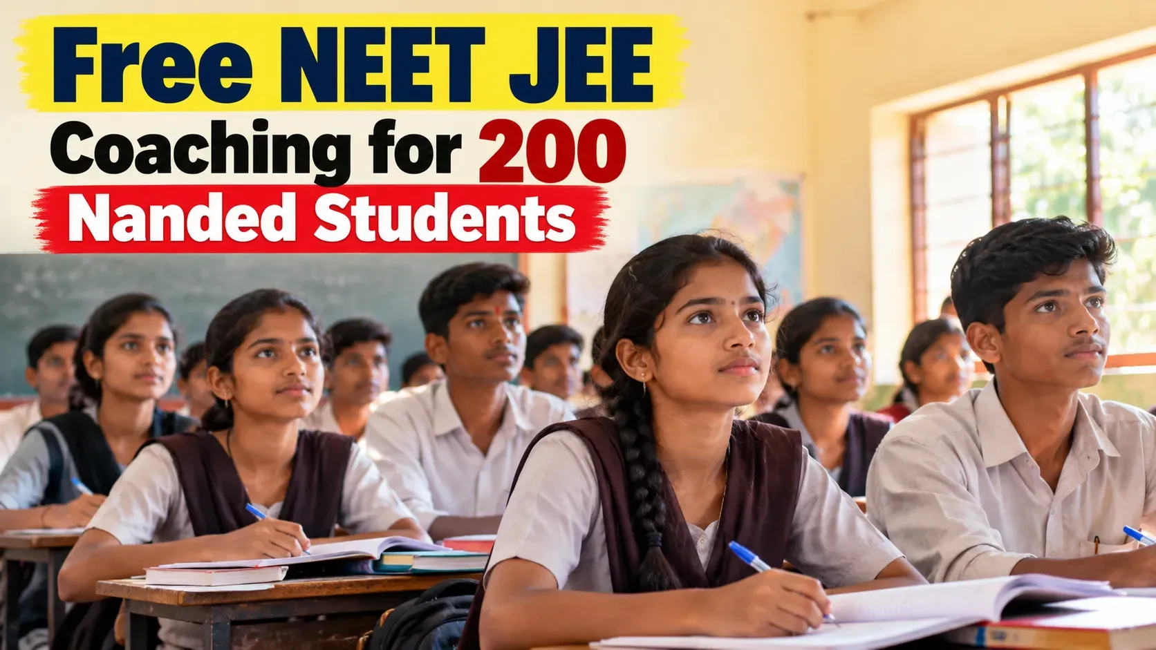 Nanded District to Provide Free Coaching for NEET, JEE and CET to 200 Rural Students