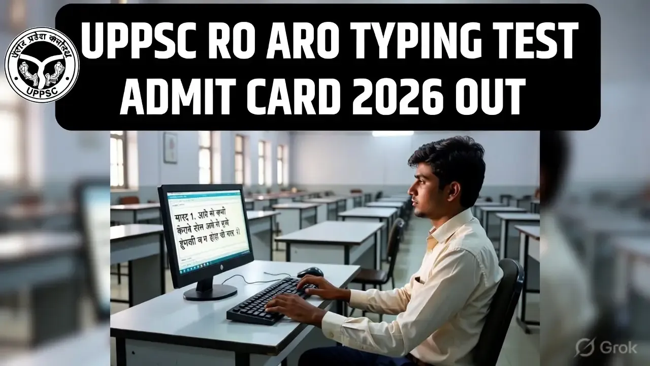 UPPSC RO ARO Typing Test Admit Card 2026: Direct Link and Step-by-Step Guide to Download