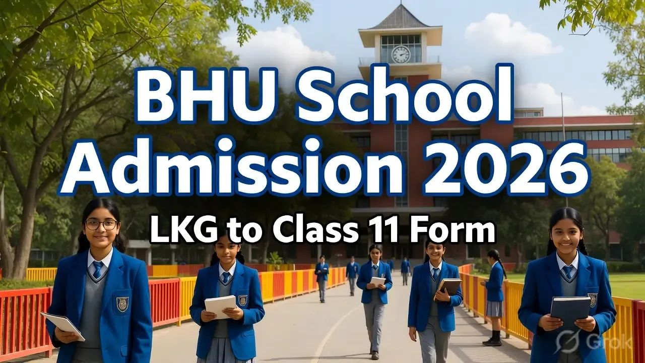 BHU School Admissions 2026: LKG, Nursery, Class 1, 6, 9 & 11 SET/CHS Online Form