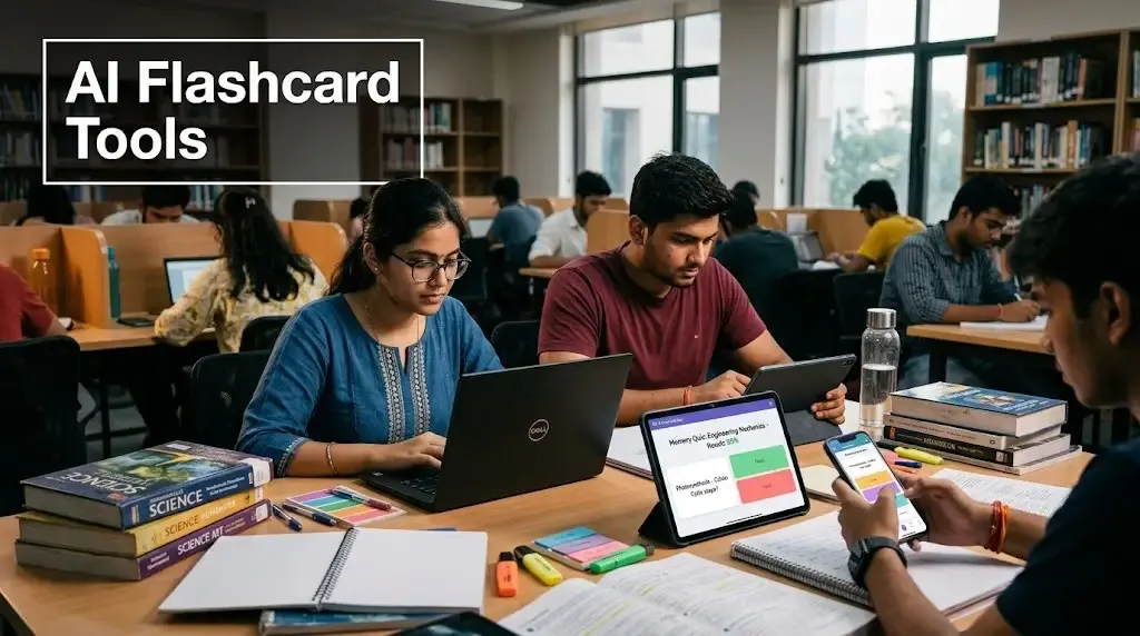 AI Flashcard Tools Helping Students Revise Large Syllabus Quickly