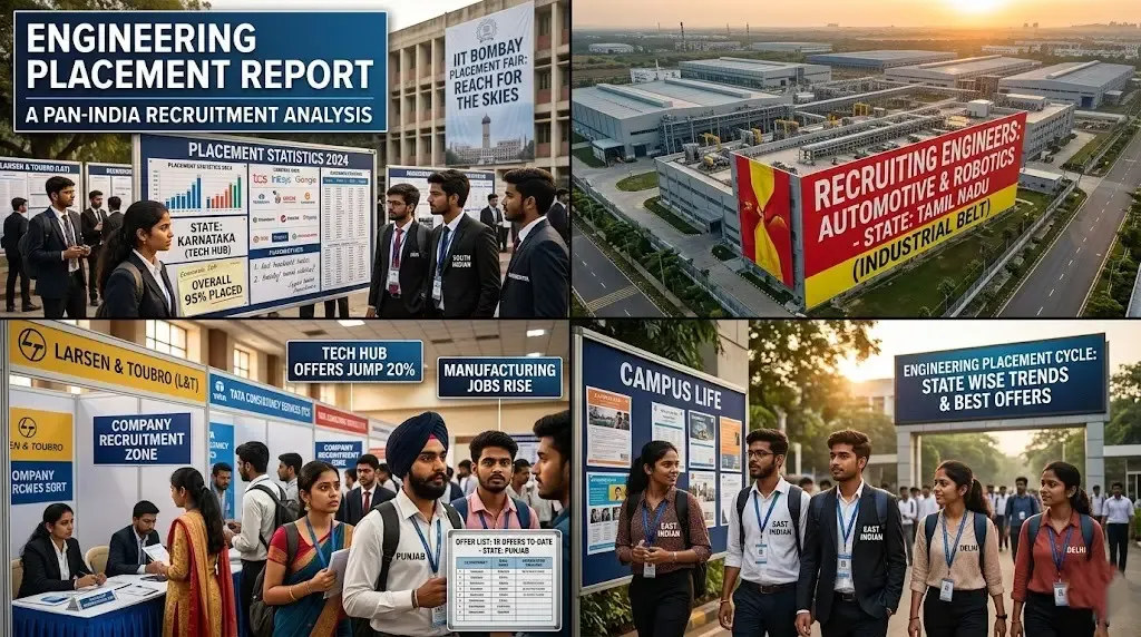State-Wise Engineering Placement Report in India