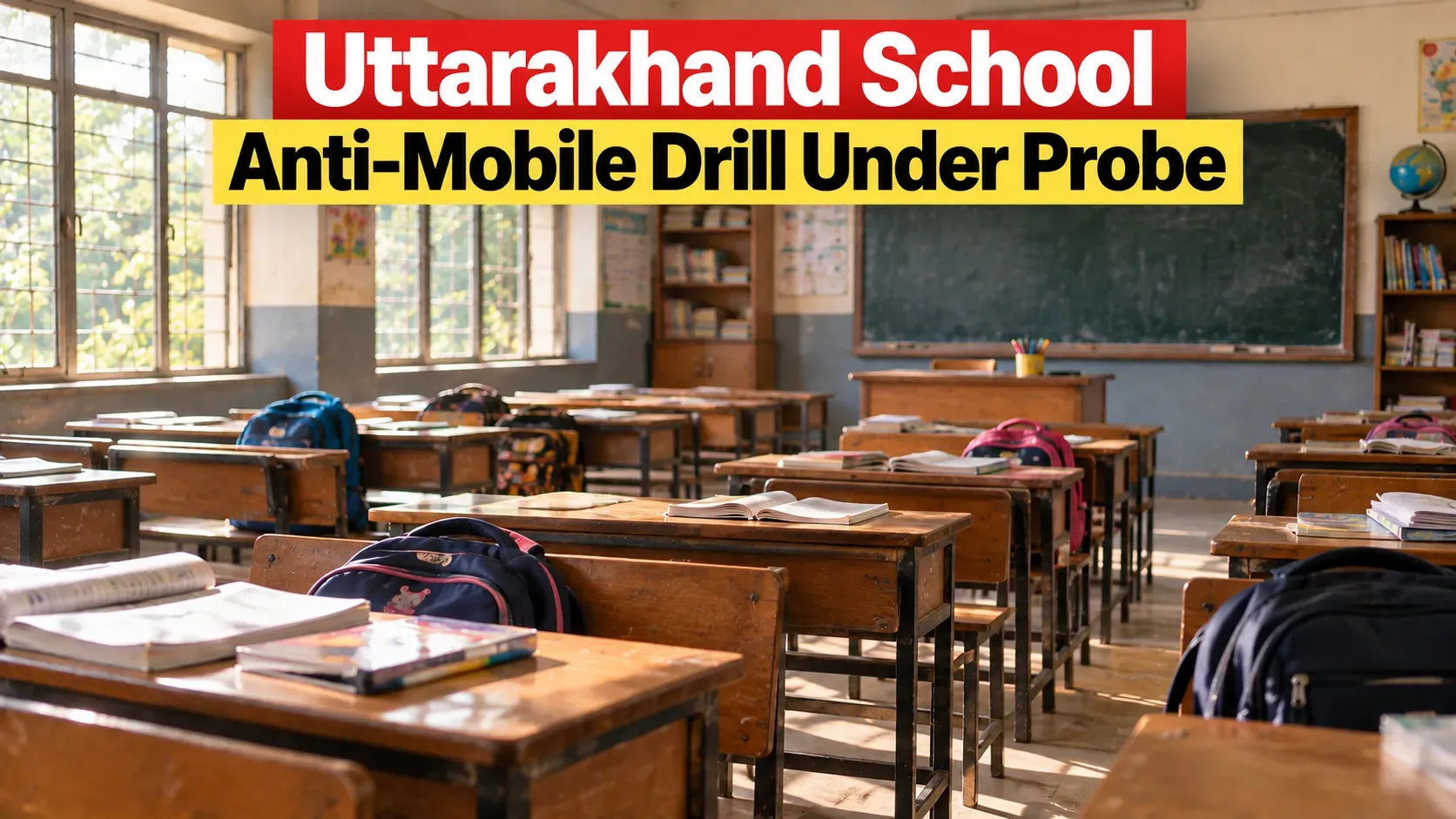 Anti-Mobile Awareness Drill at Khatima School Leaves Young Students Distressed