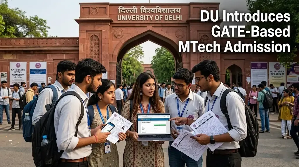DU Introduces GATE-Based Admission Process for MTech Courses, Details Expected Soon