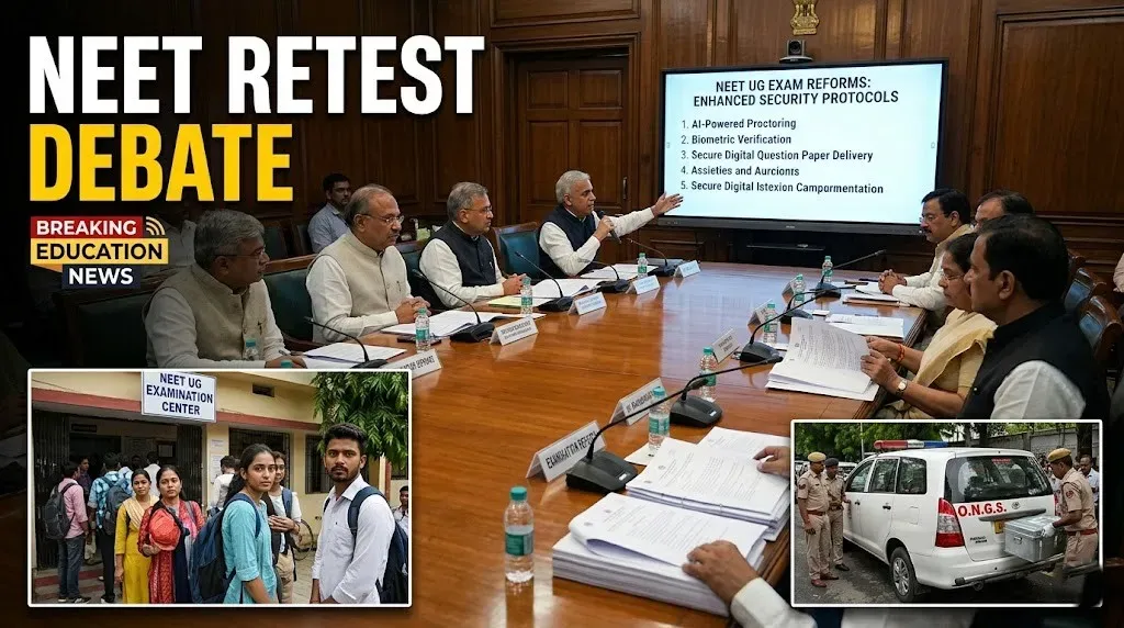 NEET UG: NTA defends June 21 retest before parliamentary panel